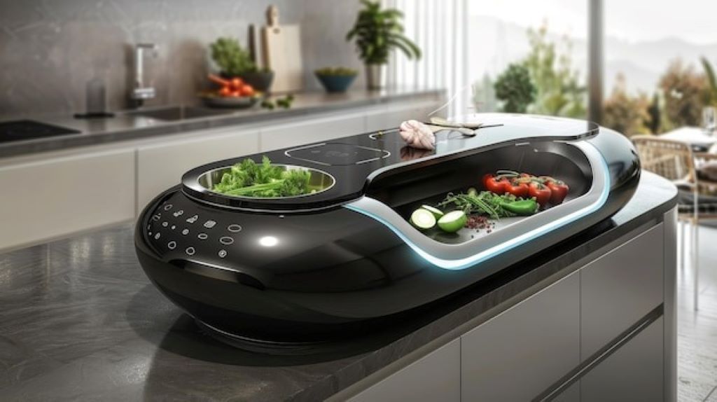 High-tech kitchen gadgets and smart tools designed to simplify meal prep and enhance efficiency