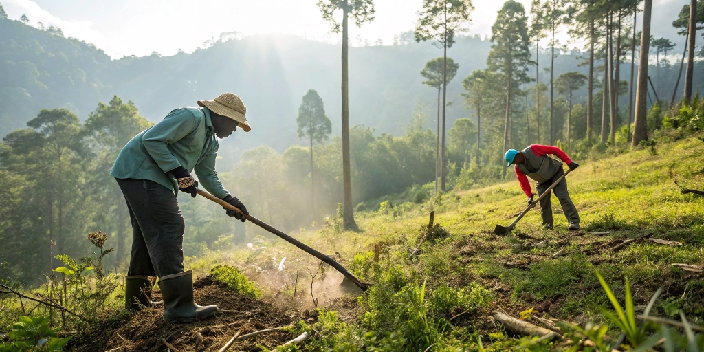 Sustainable and eco-friendly land clearing practices using environmentally safe methods to protect soil, wildlife, and natural habitats.