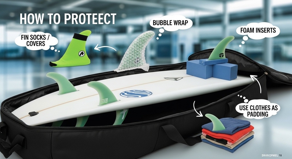 How to Protect Your Surfboard Fins During Travel