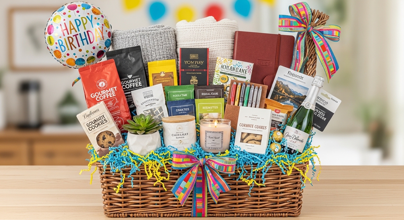How much does a typical birthday gift basket cost